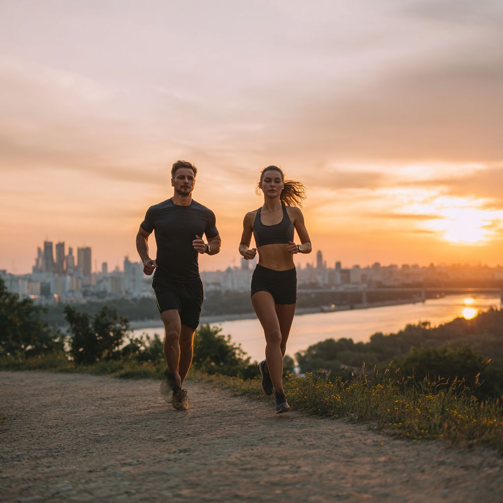 Persoană antrenându-se